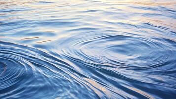 breeze ripples in water photo