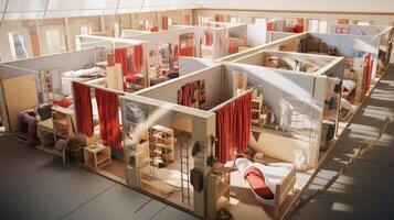 community temporary housing photo