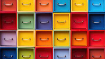 primary color boxes photo