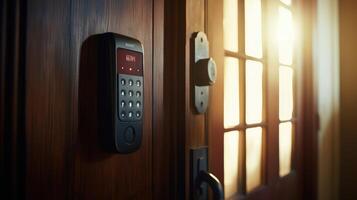 access door keypad photo
