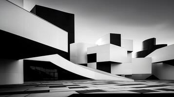 geometry black and white architecture photo