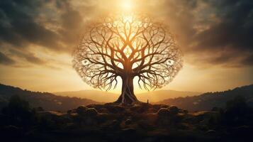 chokhmah kabbalah tree of life photo