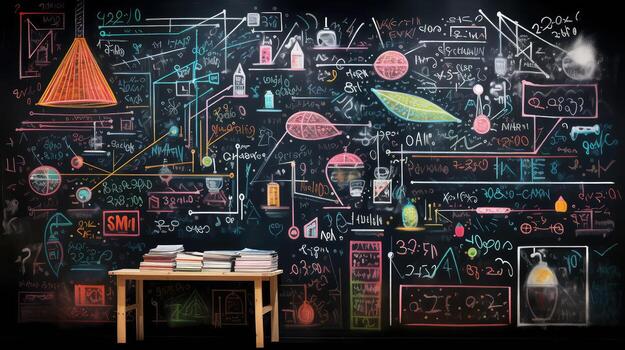 diagrams black curtain photo