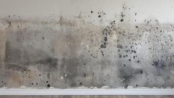 growth mold on walls photo
