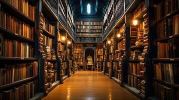 library hardback book photo