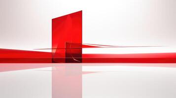 shapes red abstract design photo