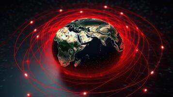 network red arrow circle photo