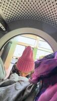 Laundry Day Magic A Dynamic and Engaging View Within the Dryer for Everyone to Enjoy video