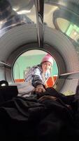 A Unique and Captivating View Inside a Typical Laundry Dryer That Catches the Eye and Imagination video