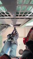 A Unique Perspective on the Laundry Routine that Takes Place in a Cozy and Comfortable Space video