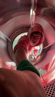 An Artistic and Creative Perspective Inside a Washing Machine Awaiting to be Explored video