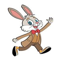 Cartoon rabbit design vector