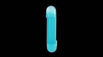 3D Animation of Segmented S Shape video