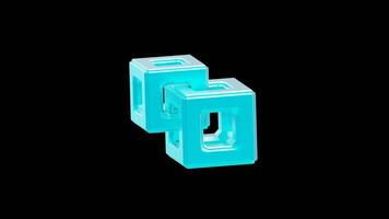 3D Animation of Abstract Shape video