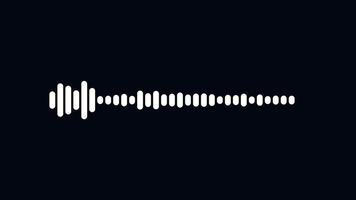 suono onda equalizzatore effetto Audio spettro animazione digitale video