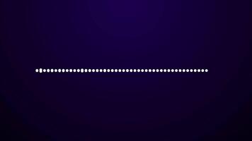 Digital Sound Wave Equalizer Effect Audio Spectrum Animation 4K Resolution video