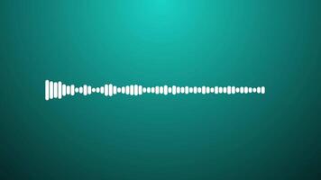 Digital Audio Spectrum Sound Wave Equalizer Effect Animation 4K Resolution video