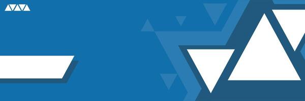 blue background with a white circle and a blue button vector