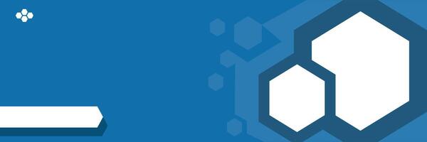 blue background with a white and a blue vector