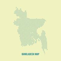 Bangladesh Map Design. Bangladesh map background with dot plus small pattern. Futuristic BD map shape background for presentation, background, and website. vector