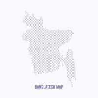 Bangladesh Map Design. Bangladesh map background with vertical dash pattern. Futuristic BD map shape background for presentation, background, and website. vector