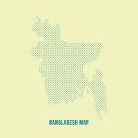 Bangladesh Map Design. Bangladesh map background with small cross pattern. Futuristic BD map shape background for presentation, background, and website. vector