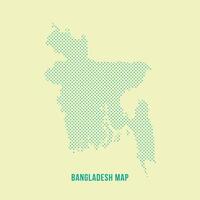 Bangladesh Map Design. Bangladesh map background with dotted pattern. Futuristic BD map shape background for presentation, background, and website. vector