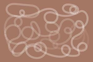 Abstract background with curvy lines texture. Trendy wavy backdrop. vector