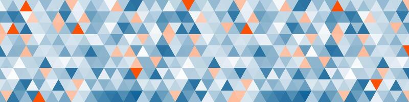 Geometric background of triangles. Blue color geometric shapes banner, poster, flyer, brochure, cover. Modern abstract texture. vector