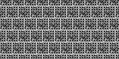 Stylish black and white geometric pattern featuring symmetrical decorative leaf-inspired motifs arranged seamlessly. Perfect for backgrounds, textiles, wallpapers, and design projects vector