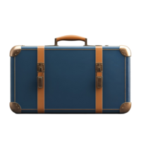 blue suitcase on transparent background png