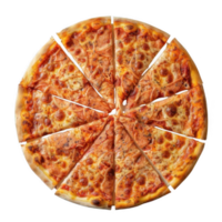 Pepperoni pizza slice. Design element png