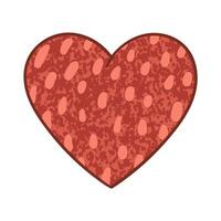 Heart Shape Isolated on White Background vector