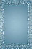 Snow winter frame. Christmas Snowflake border. Snowy frame frozen background vector