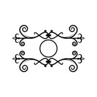 divider frame design vector