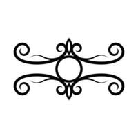 ext frame borders, ornate underline typographical element vector