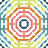 Abstract unique pattern coloring detailed artistic illustration. vector