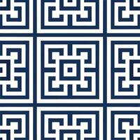 Abstract geometry pattern. Blue color seamless geometric labyrinth background. vector
