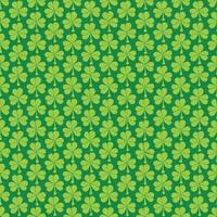 Seamless Green Clo St Patricks Day Shamrock Desigver Patternn vector