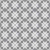 Graceful Botanical and Geometric Composition in a Seamless Style vector