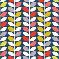 Decorative Seamless Foliage Pattern in a Fresh Color vector