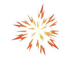 Colorful Starburst. Bomb gradient blast . Big explosion. Abstract comic book explosion flash. Flash beam explosion flash glow Anime graphic illustration. vector