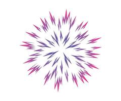 Colorful Starburst. Bomb gradient blast . Big explosion Abstract comic book explosion flash. Flash beam explosion flash glow. Anime. graphic illustration vector