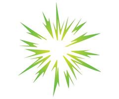 Colorful Starburst. Bomb gradient blast . Big explosion. Abstract comic book explosion flash. Flash beam explosion flash glow. Anime graphic illustration vector