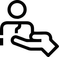 Help icon on white background vector