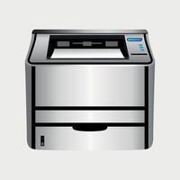 laser printer icon on white background vector
