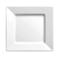 Empty White Square Dish png