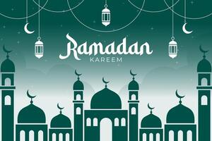 Ramadan Kareem background illustration vector