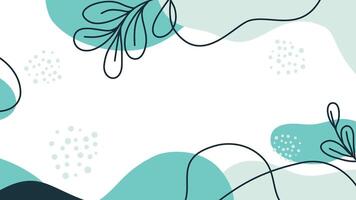 Hand drawn floral seamless pattern abctract background graphic vector