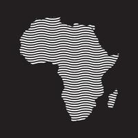 Africa Map Icon Element vector
